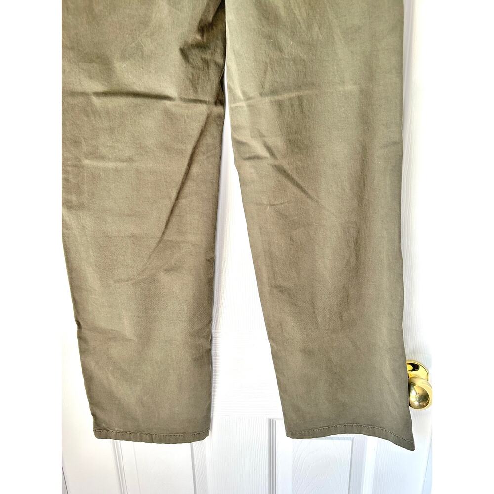 Sanctuary Luna Cuffed Pants Olive Button Fly Military - Picture 7 of 8